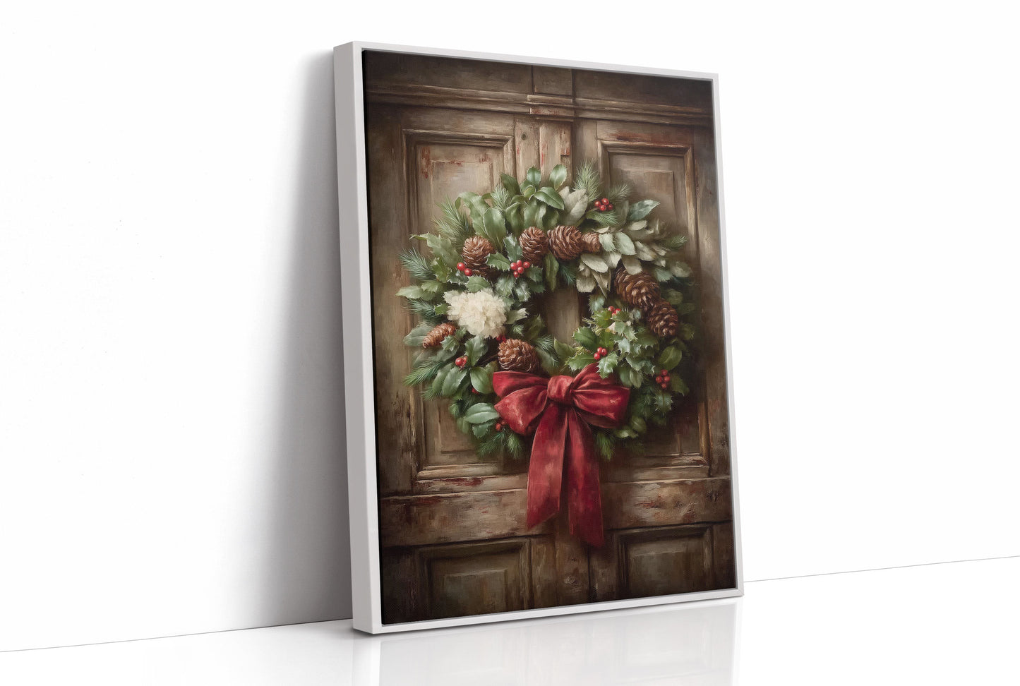 December Stories On Rustic Wood
