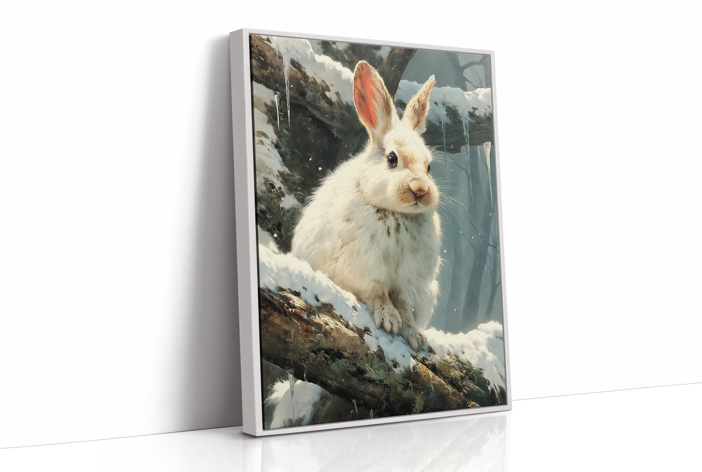 Snow Hare Brings Winter Magic