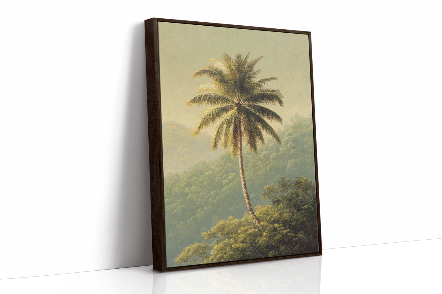 A Solitary Palm's Embrace