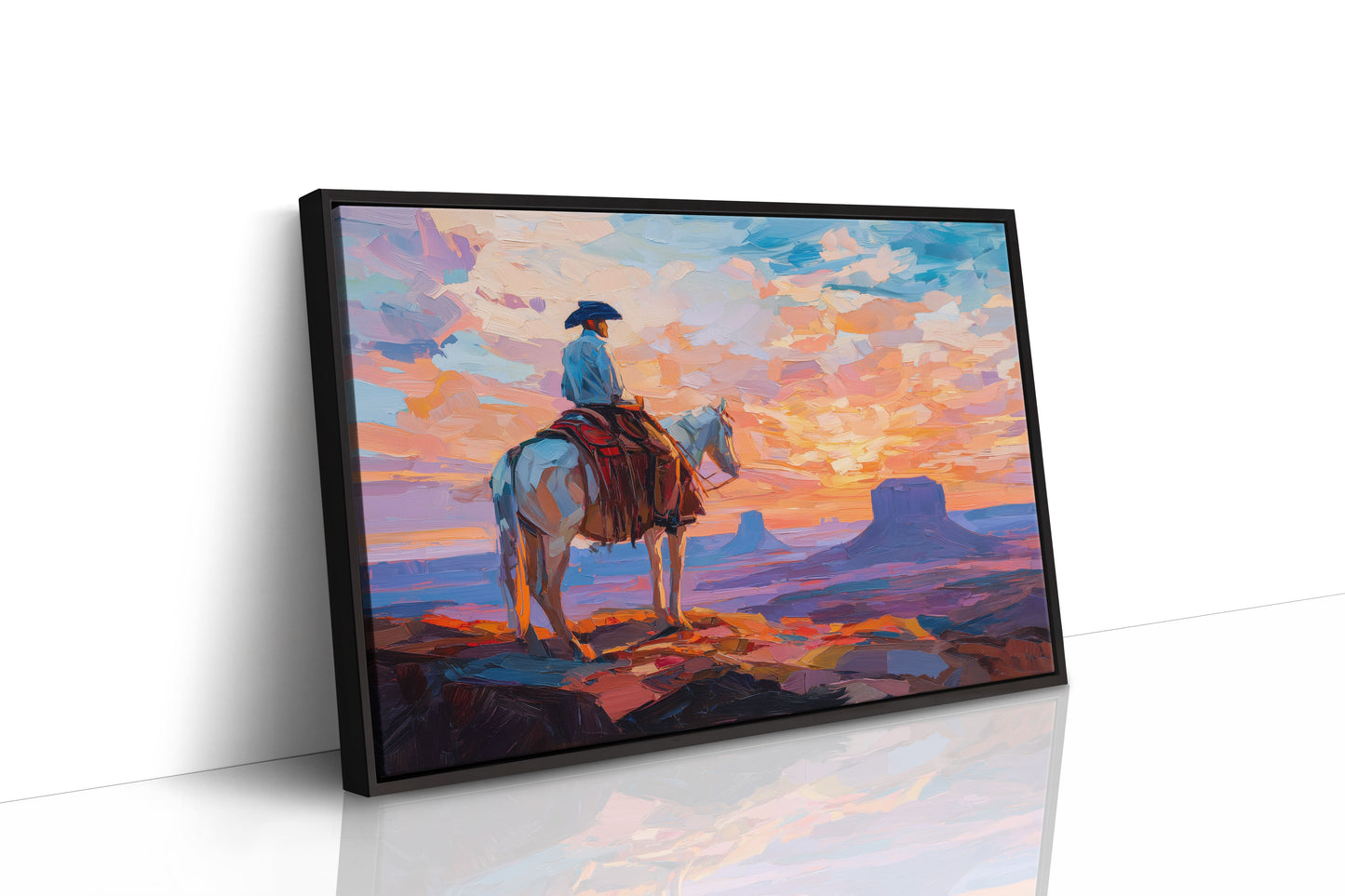 Sunset Paints A Cowboy's Prayer