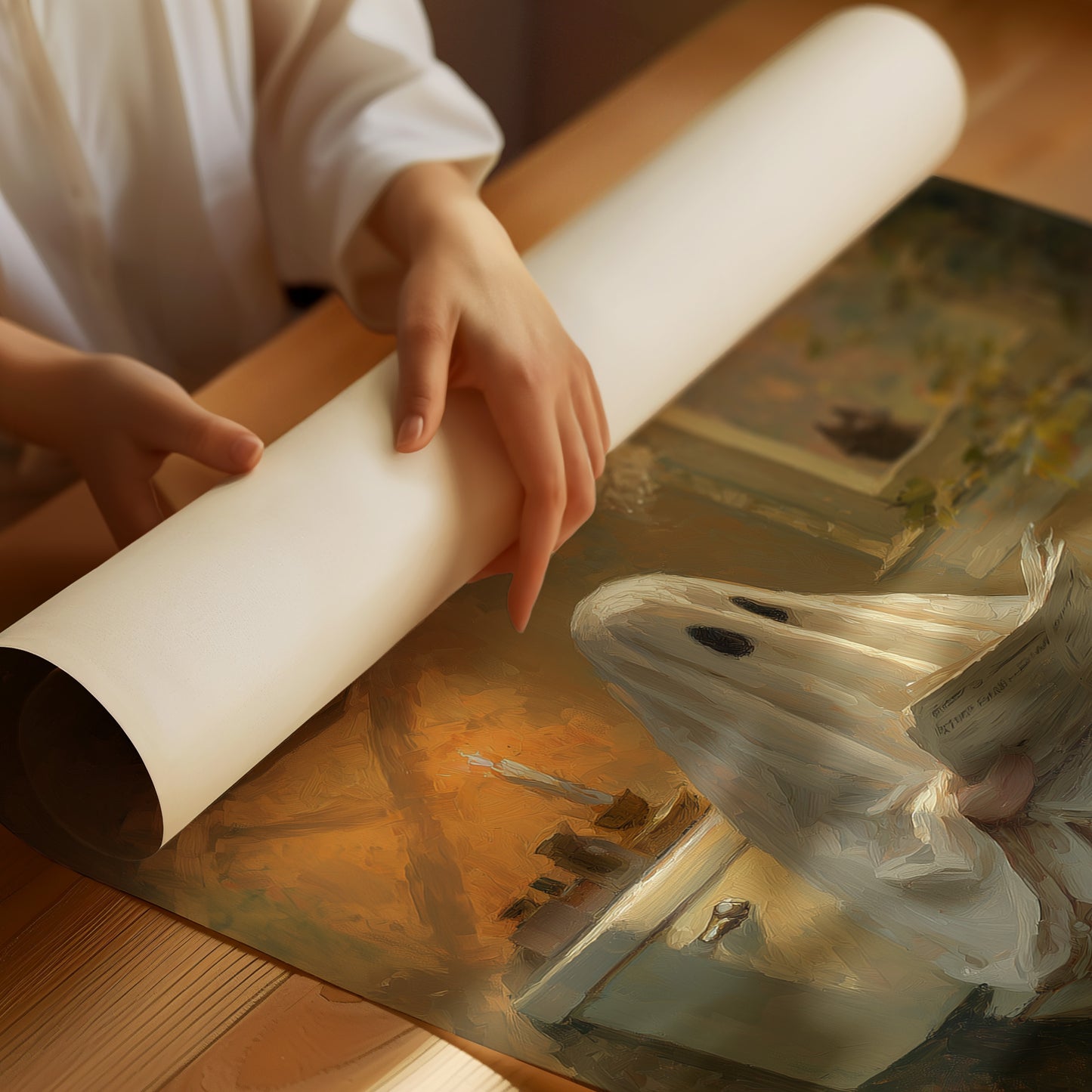Midnight Pages In Autumn Light