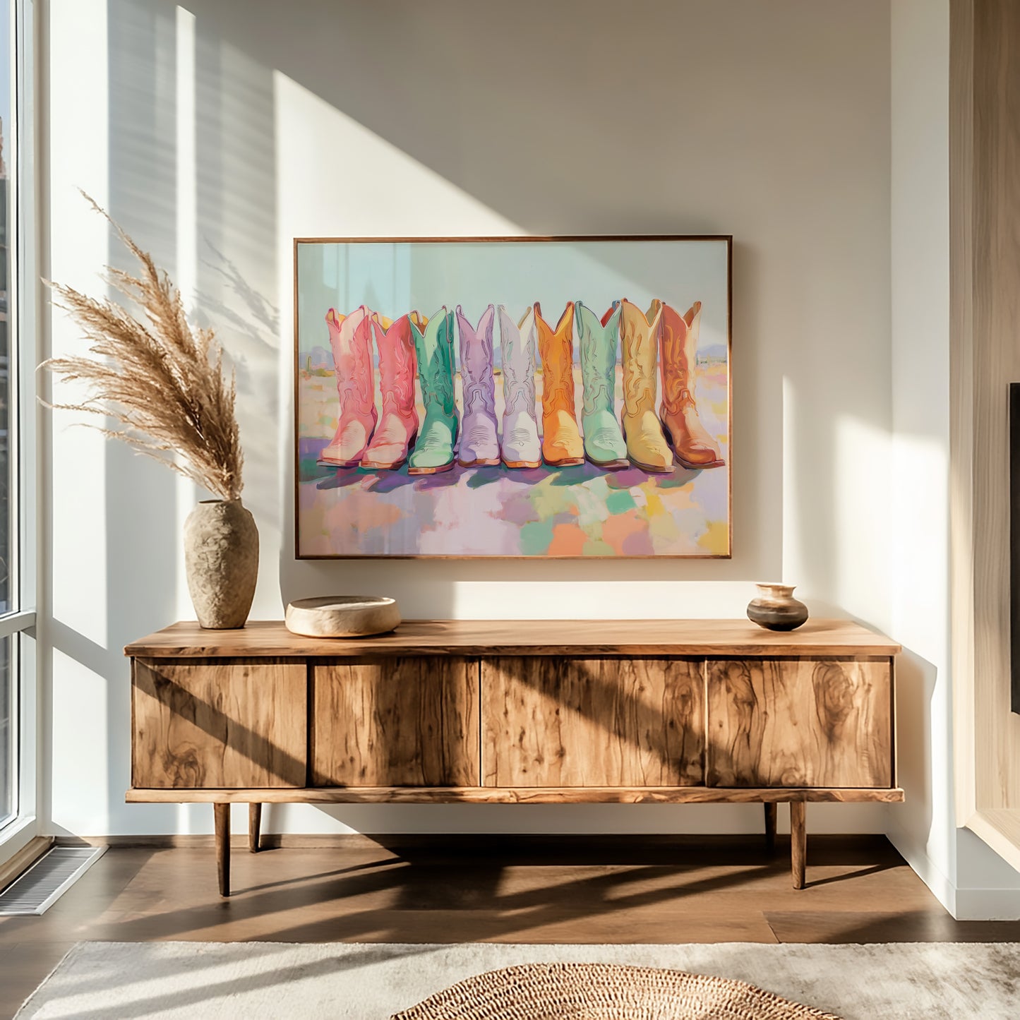 A Line of Colorful Journeys