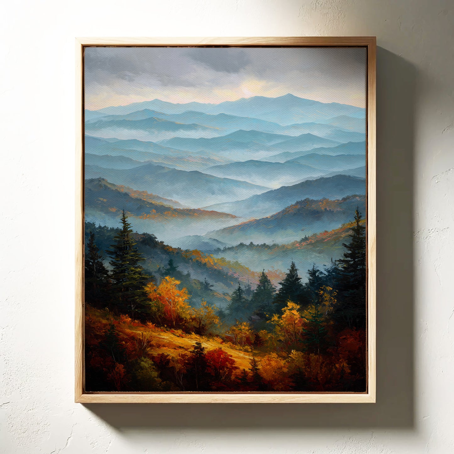 Autumn Peaks Paint The Morning Blue