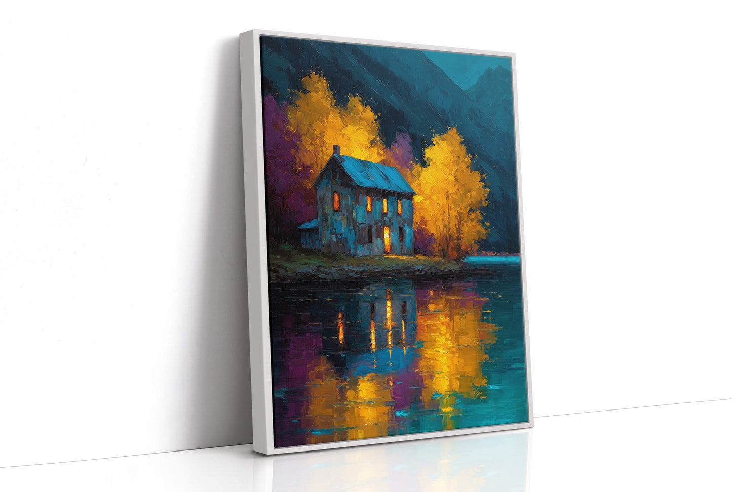 Light Still On at the Lake House