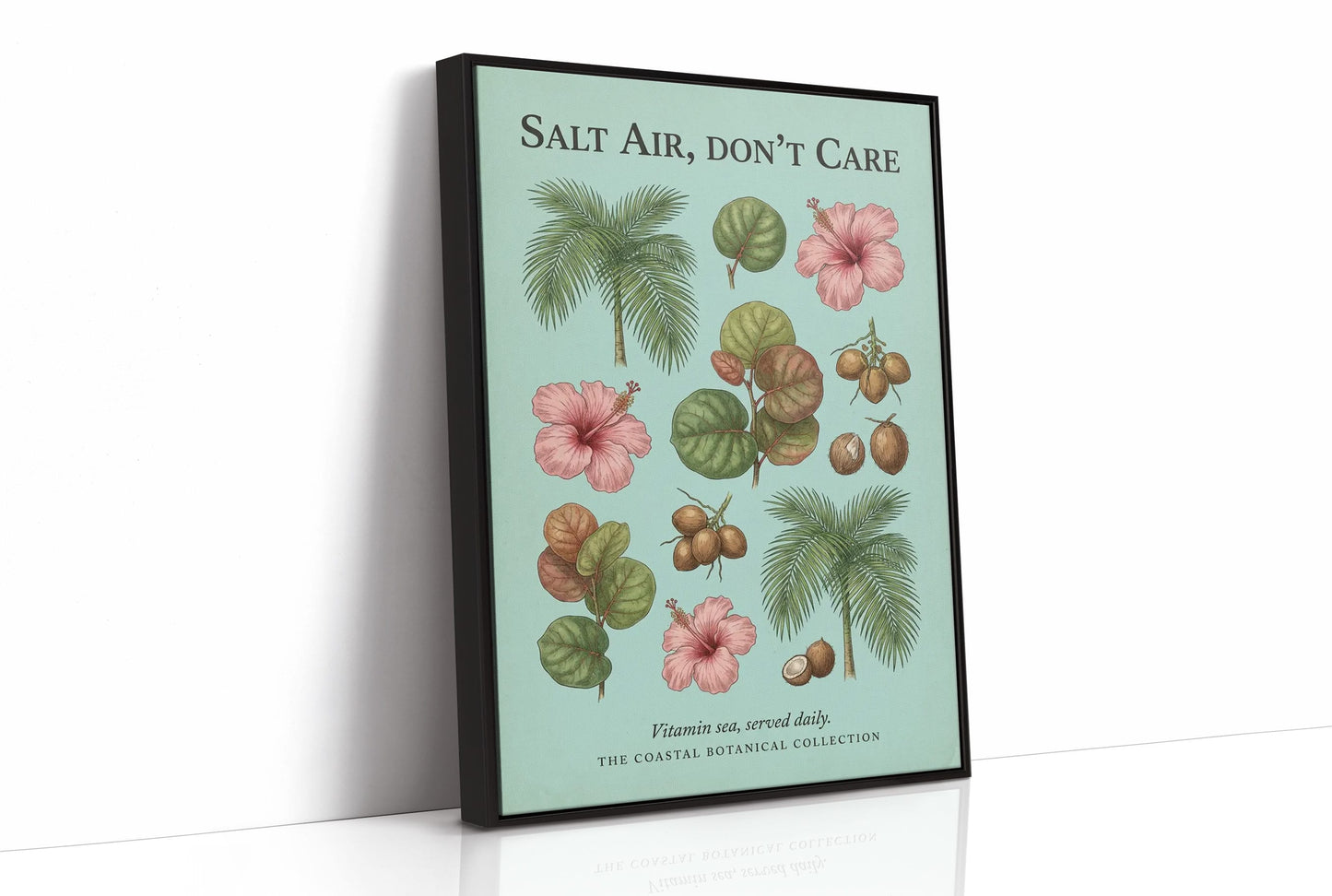Salt Air, Don't Care: Vintage Coastal Botanical Chart