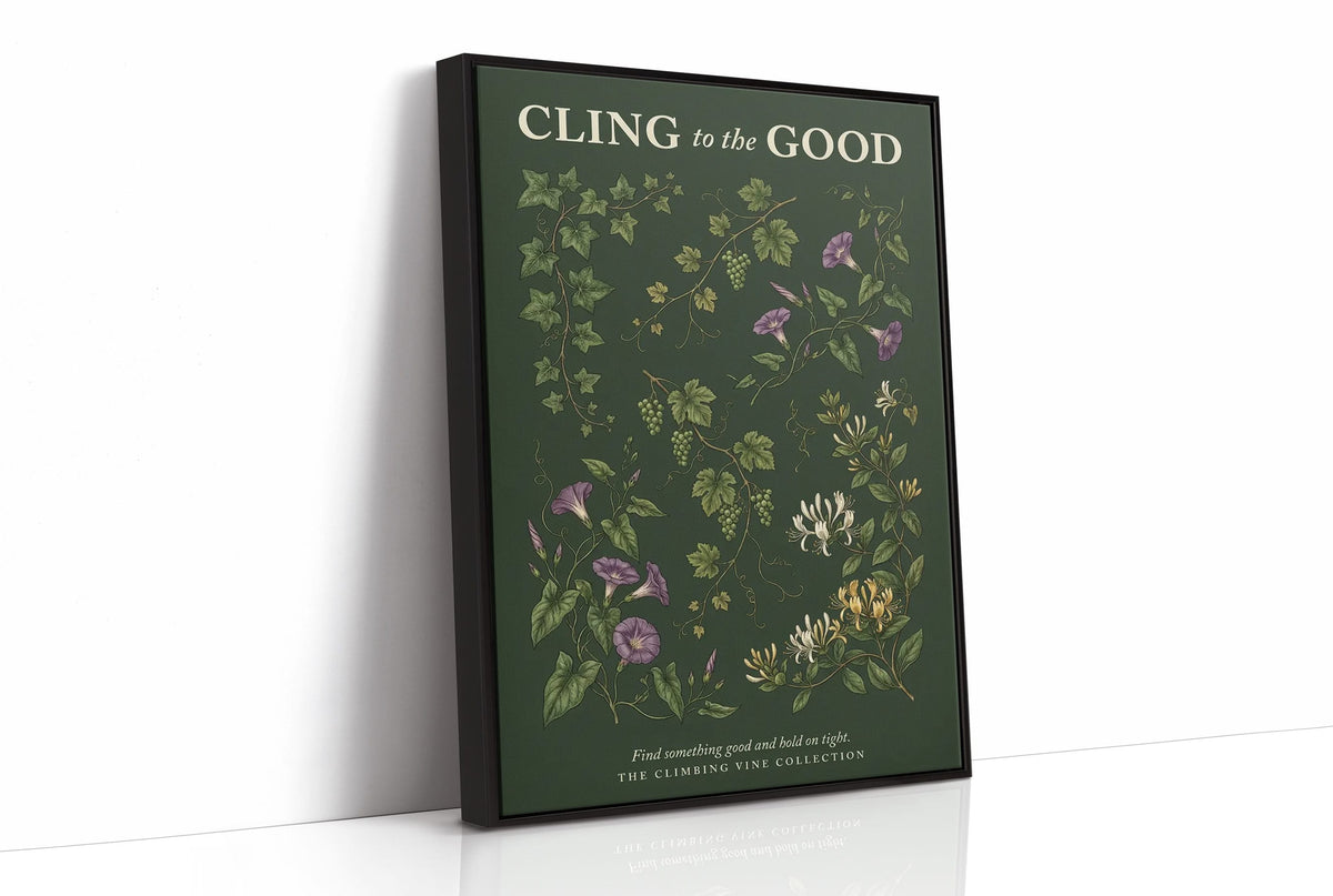 Cling to the Good: Vintage Climbing Vine Chart