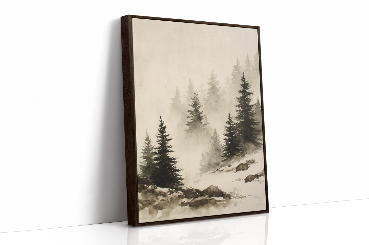 Mist Over Timeless Pines