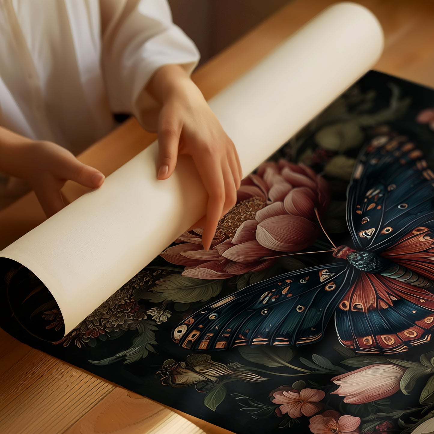 Midnight Blooms Await The Traveler