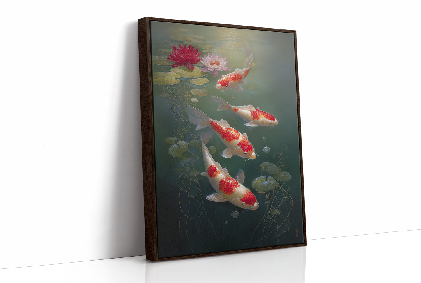 Koi Dance Among Lotus Dreams