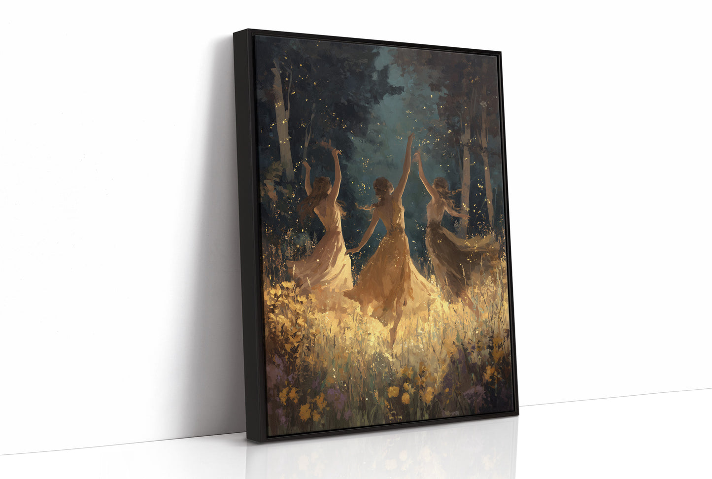 Forest Revelers Catch Twilight Magic