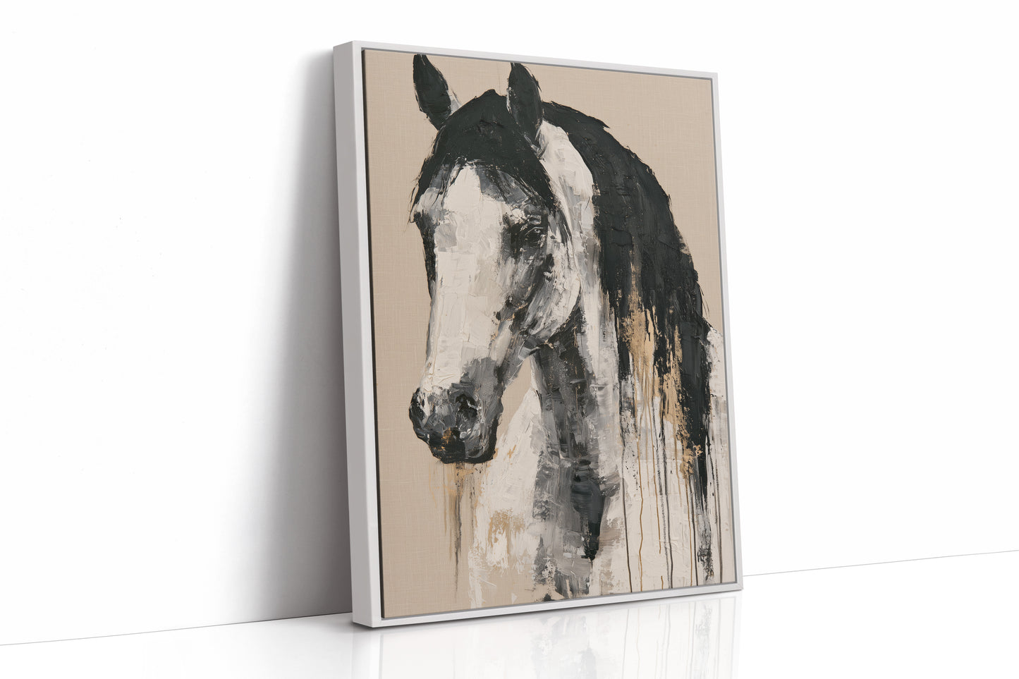 Drip Painted Stallion Study