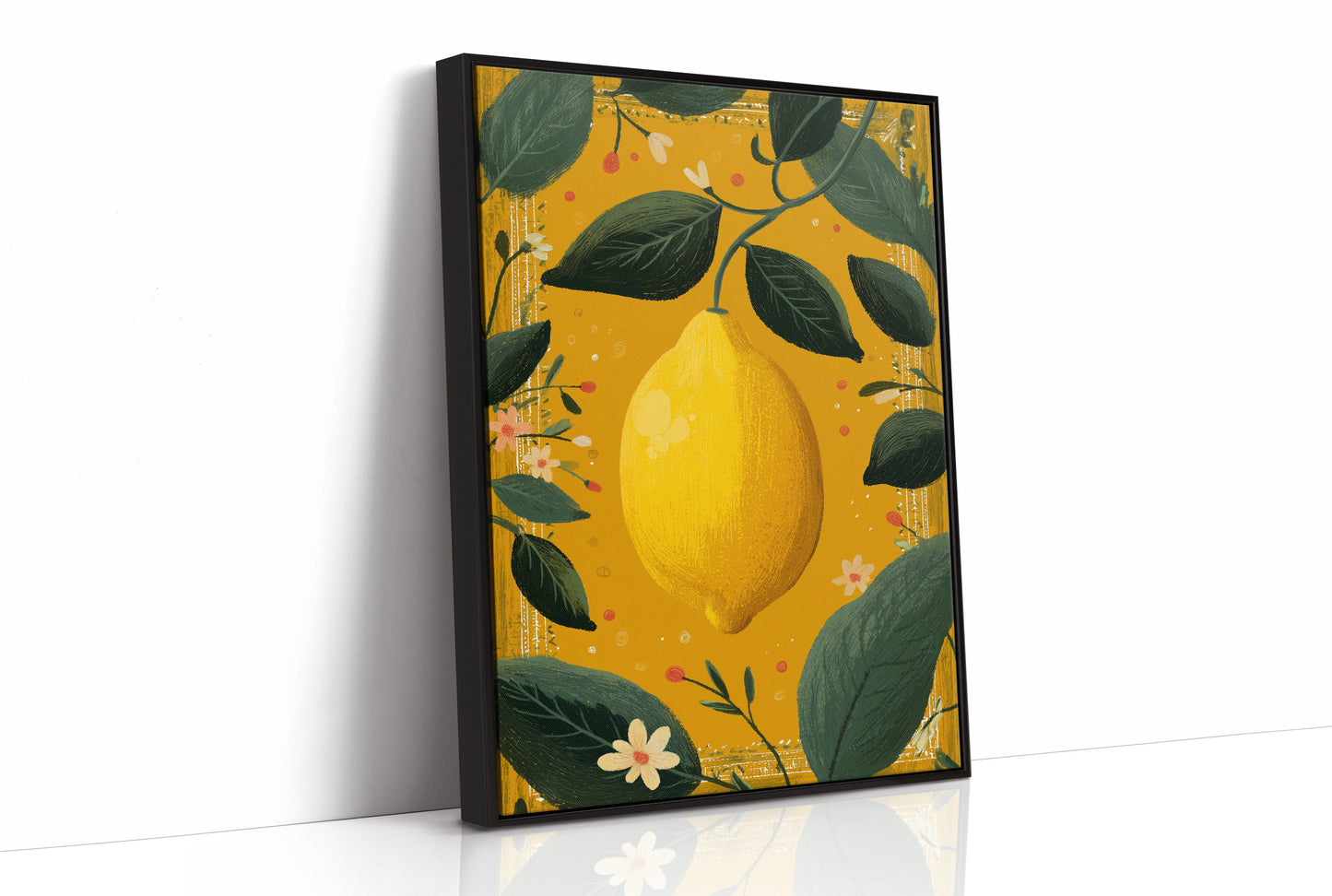 Golden Lemon Hangs In Honeyed Air