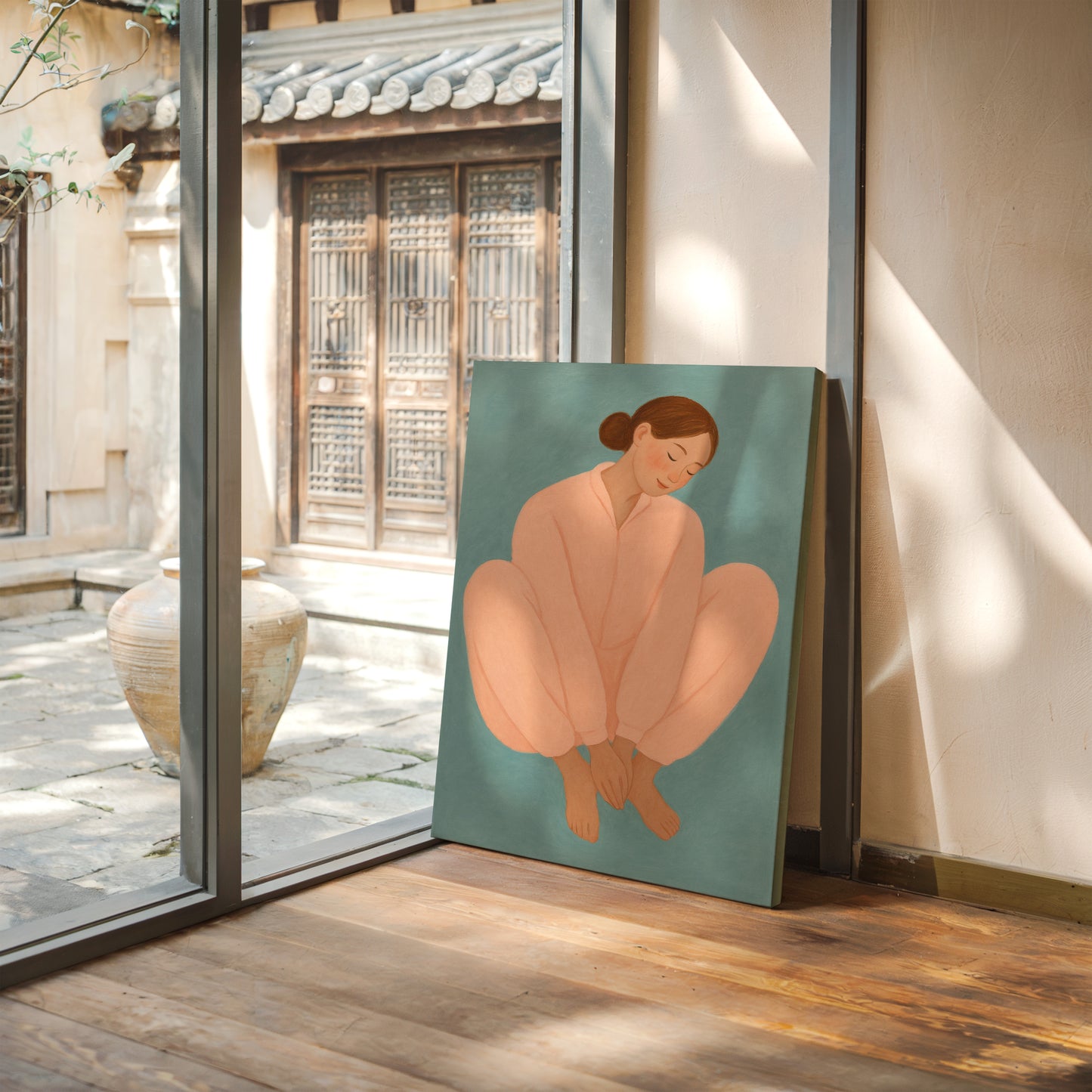 Soft Stillness in Blush