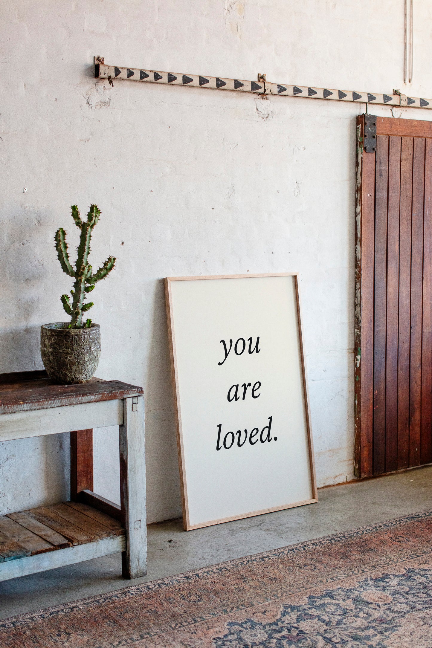 You Are Loved Minimalist Print
