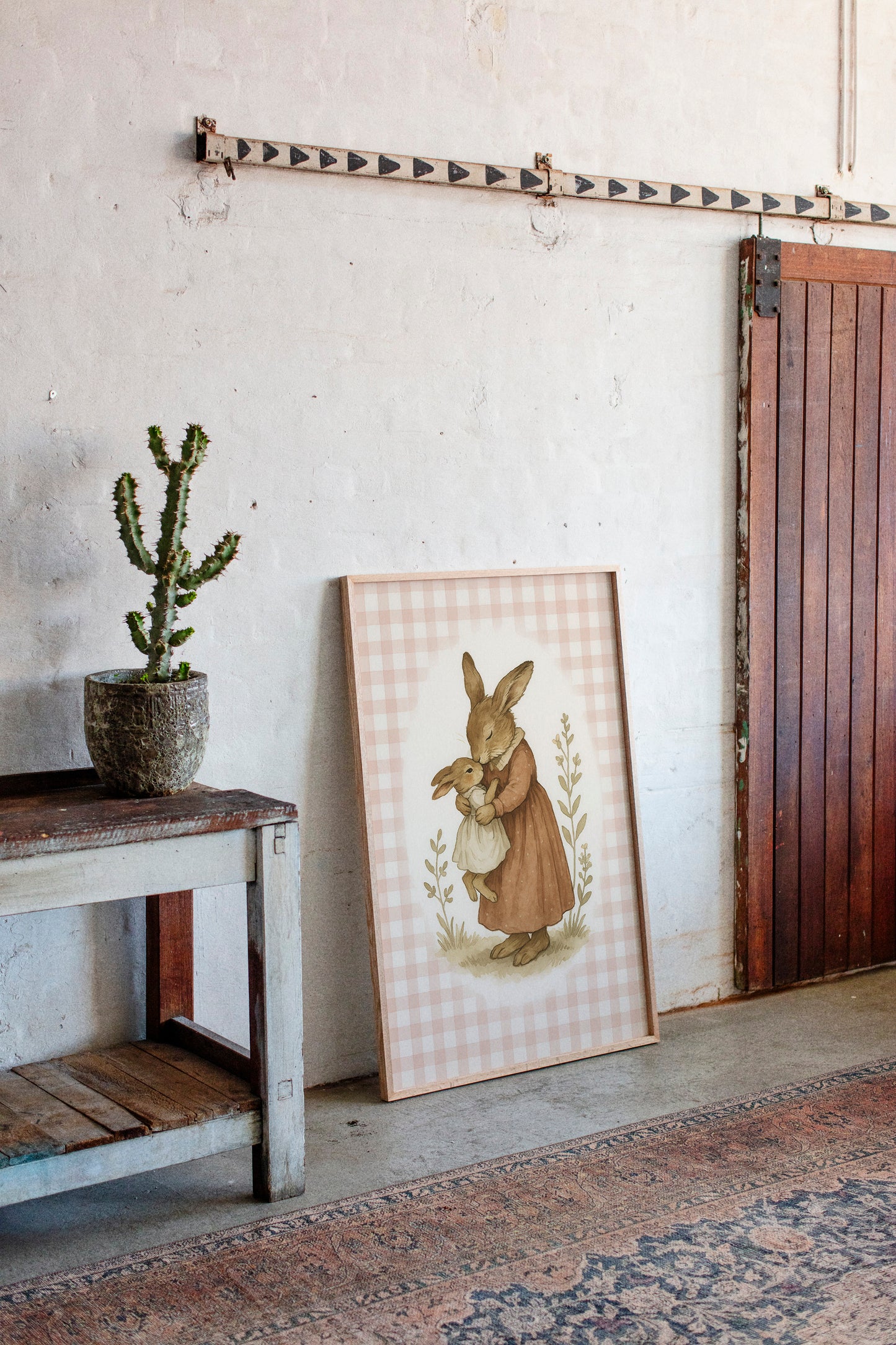 Mama Bunny’s Kiss in Gingham