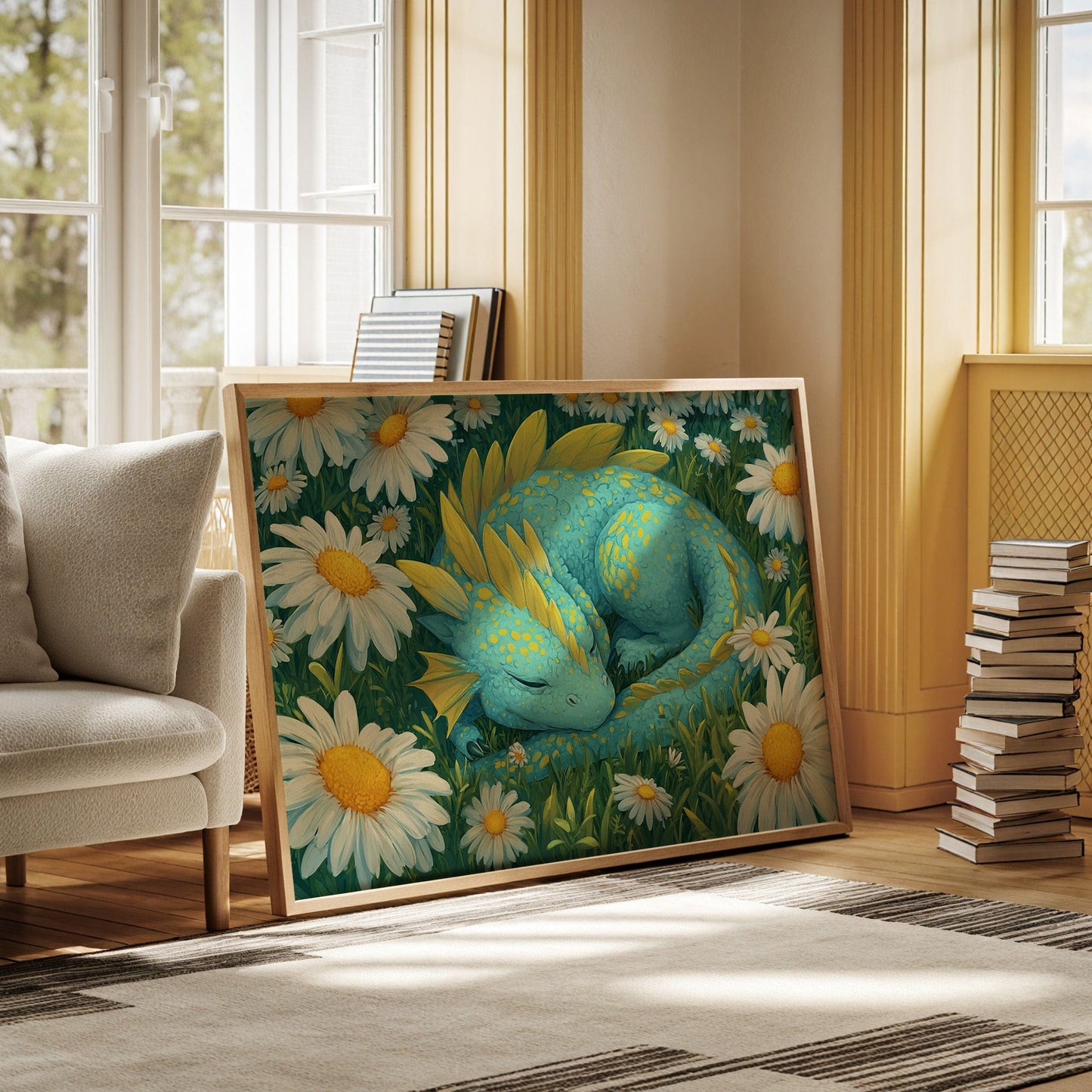 Daisy Dragon Dreams In Spring