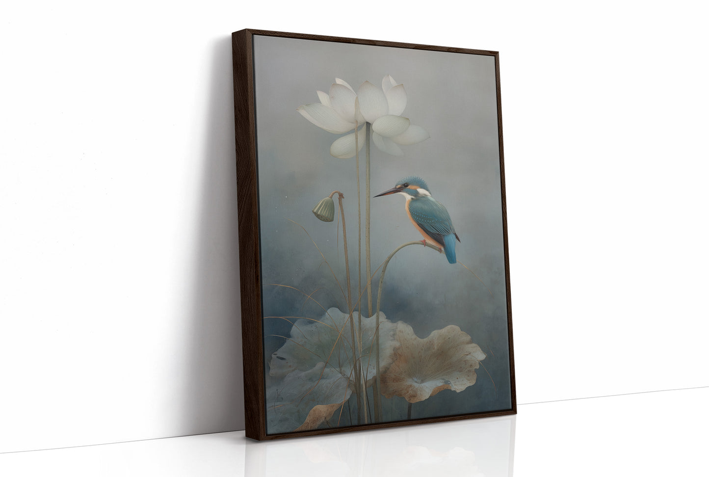 Blue Hunter Finds Morning Mist