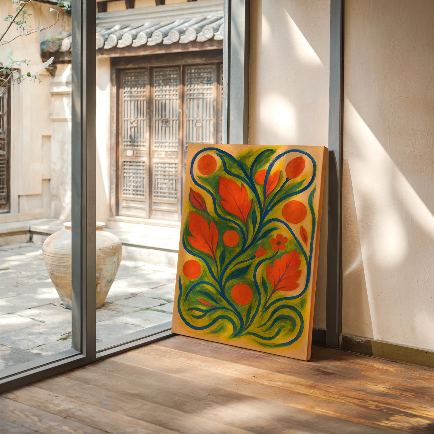 Sun Garden in Wild Motion