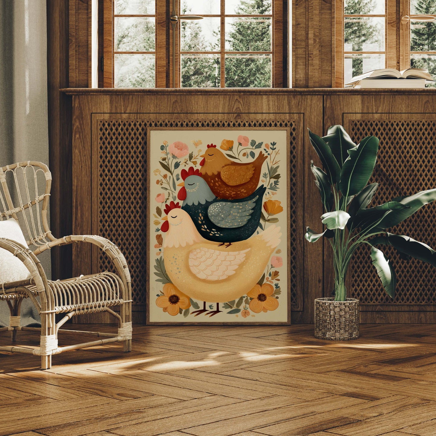 Roosters Tell Folk Art Tales