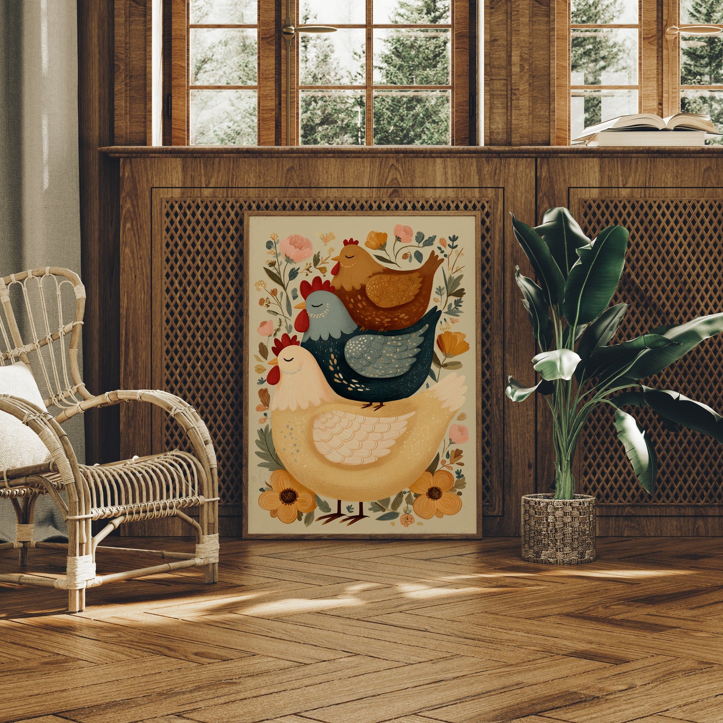 Roosters Tell Folk Art Tales