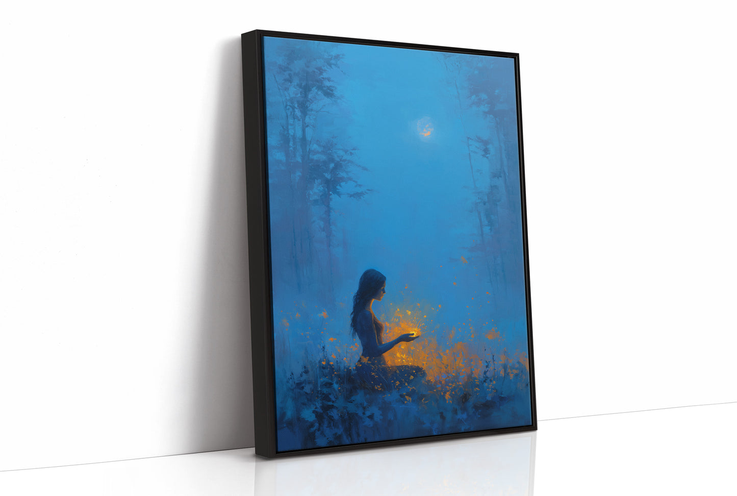 Fireflies Dance At Twilight's Edge