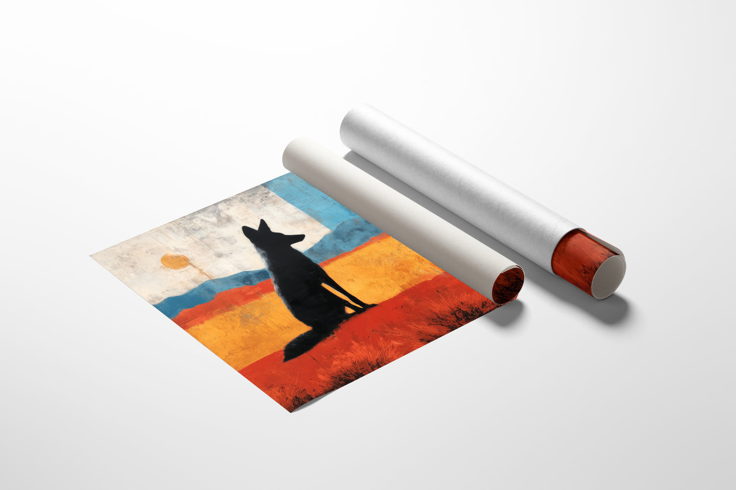 Prairie Wolf Watches Morning Rise