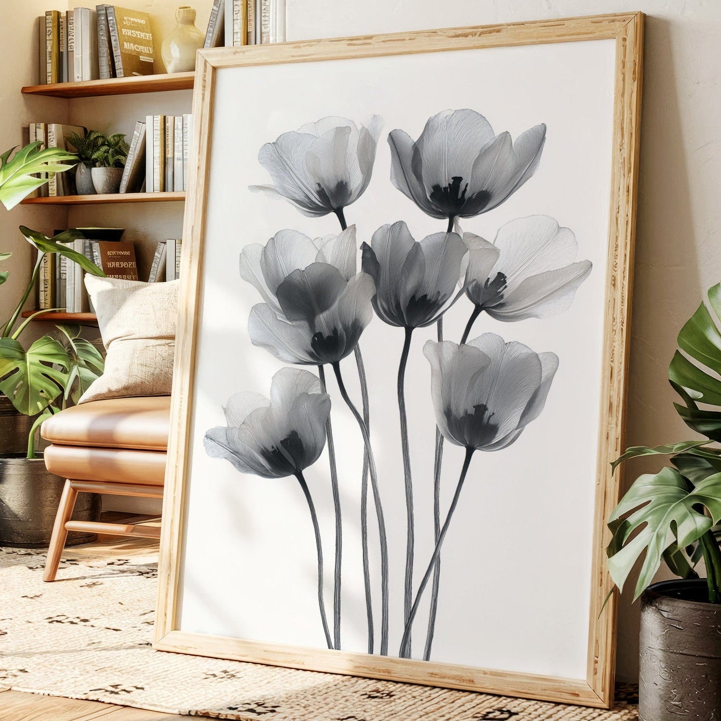 Tulips Dance In Silver Light