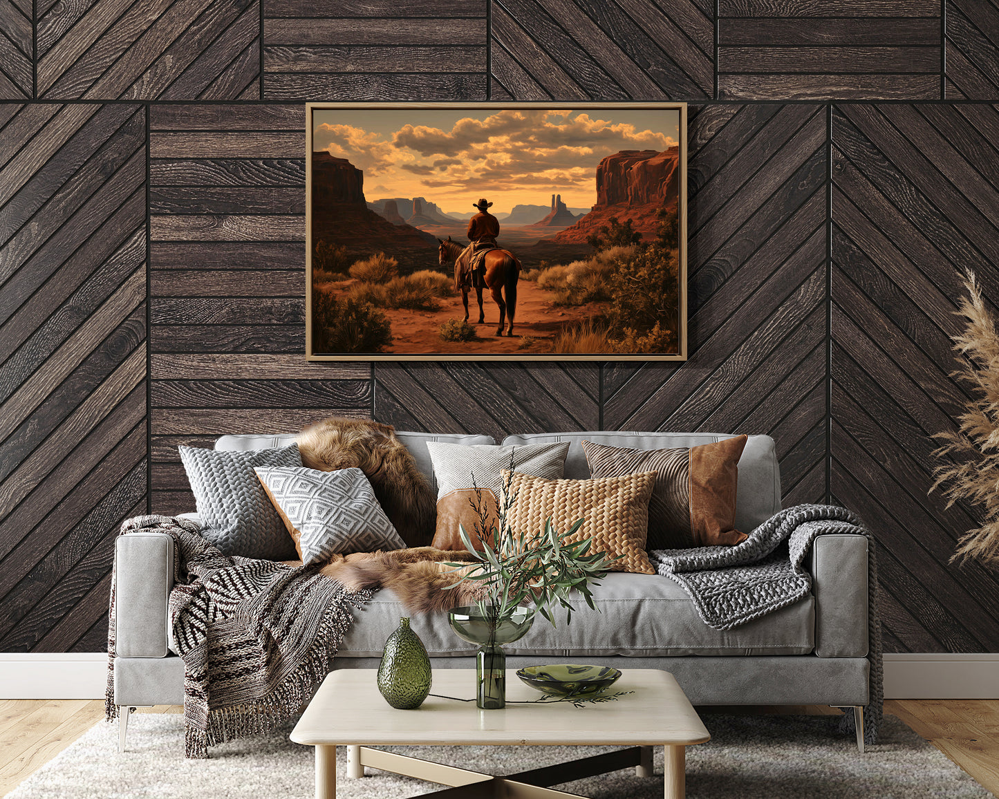 Sunset Maps The Canyon's Heart