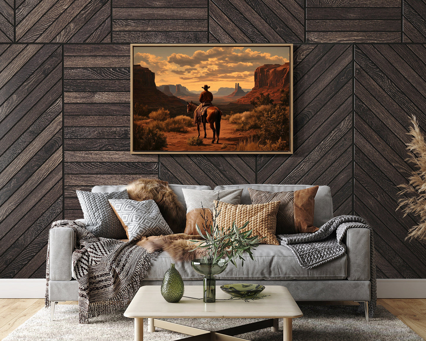 Sunset Maps The Canyon's Heart