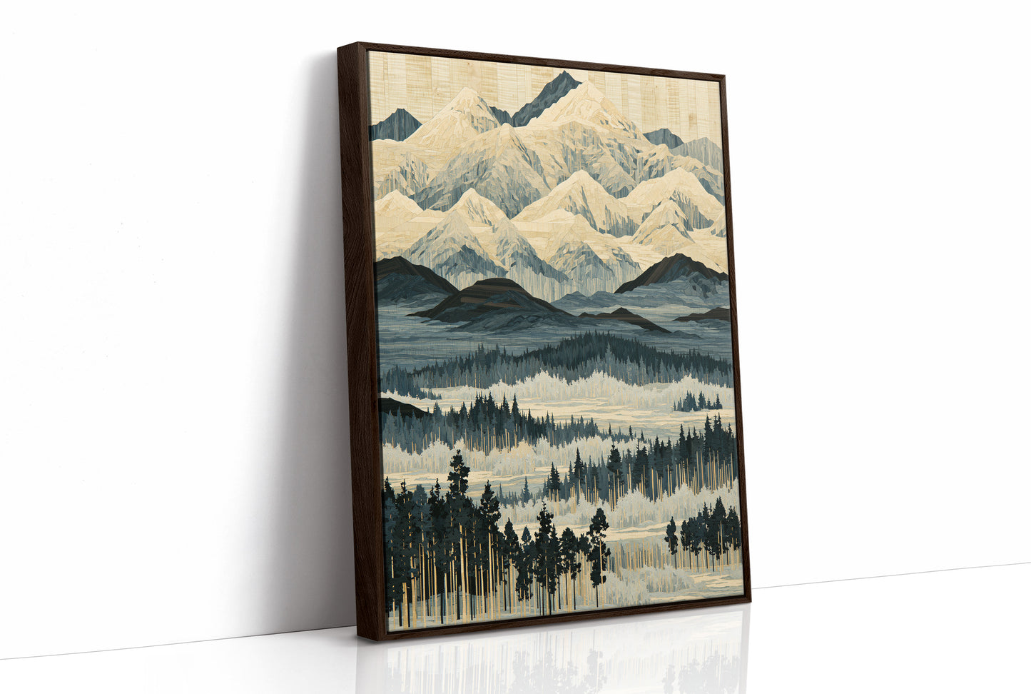 Blue Ridge in Marquetry