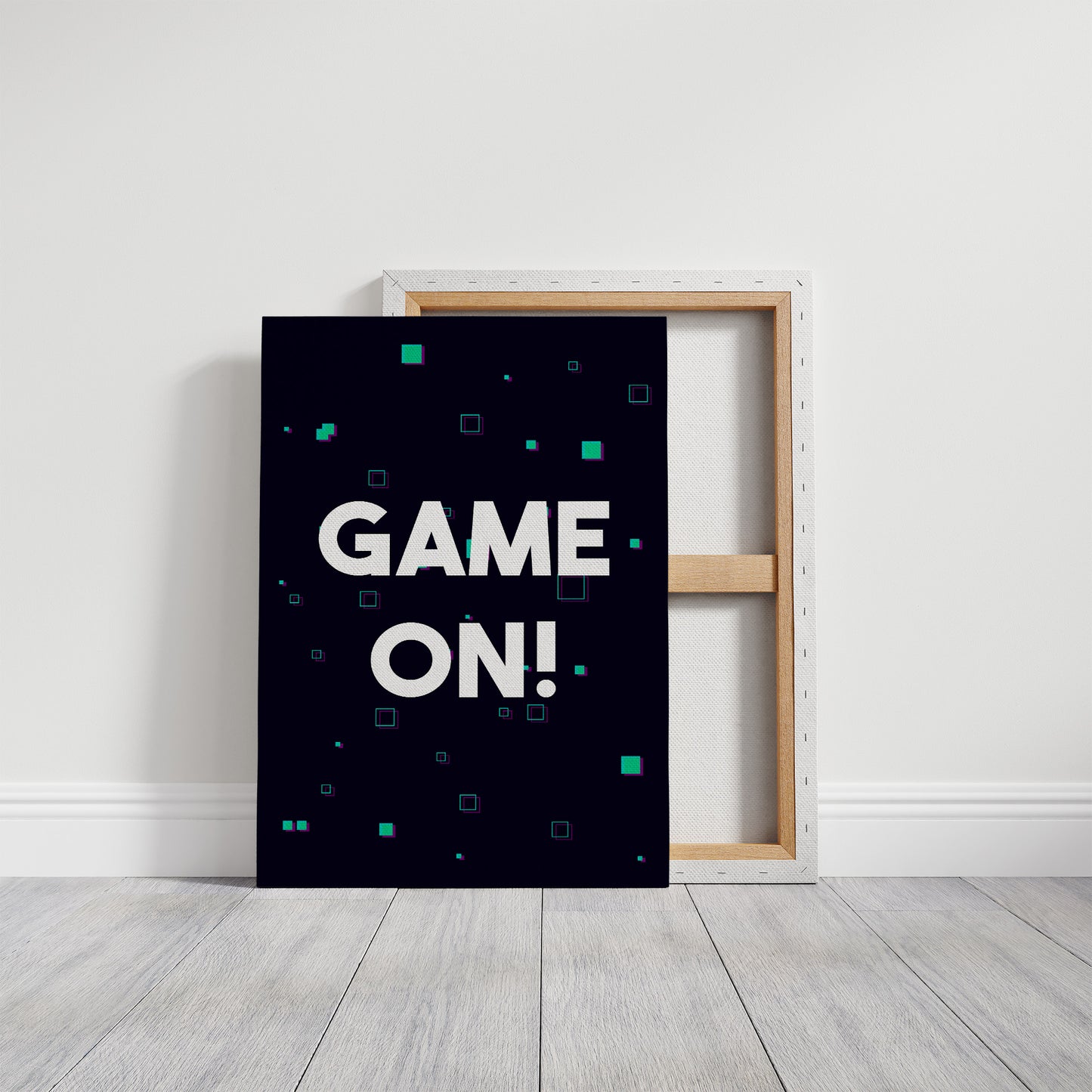 Game On Neon Gamer Art