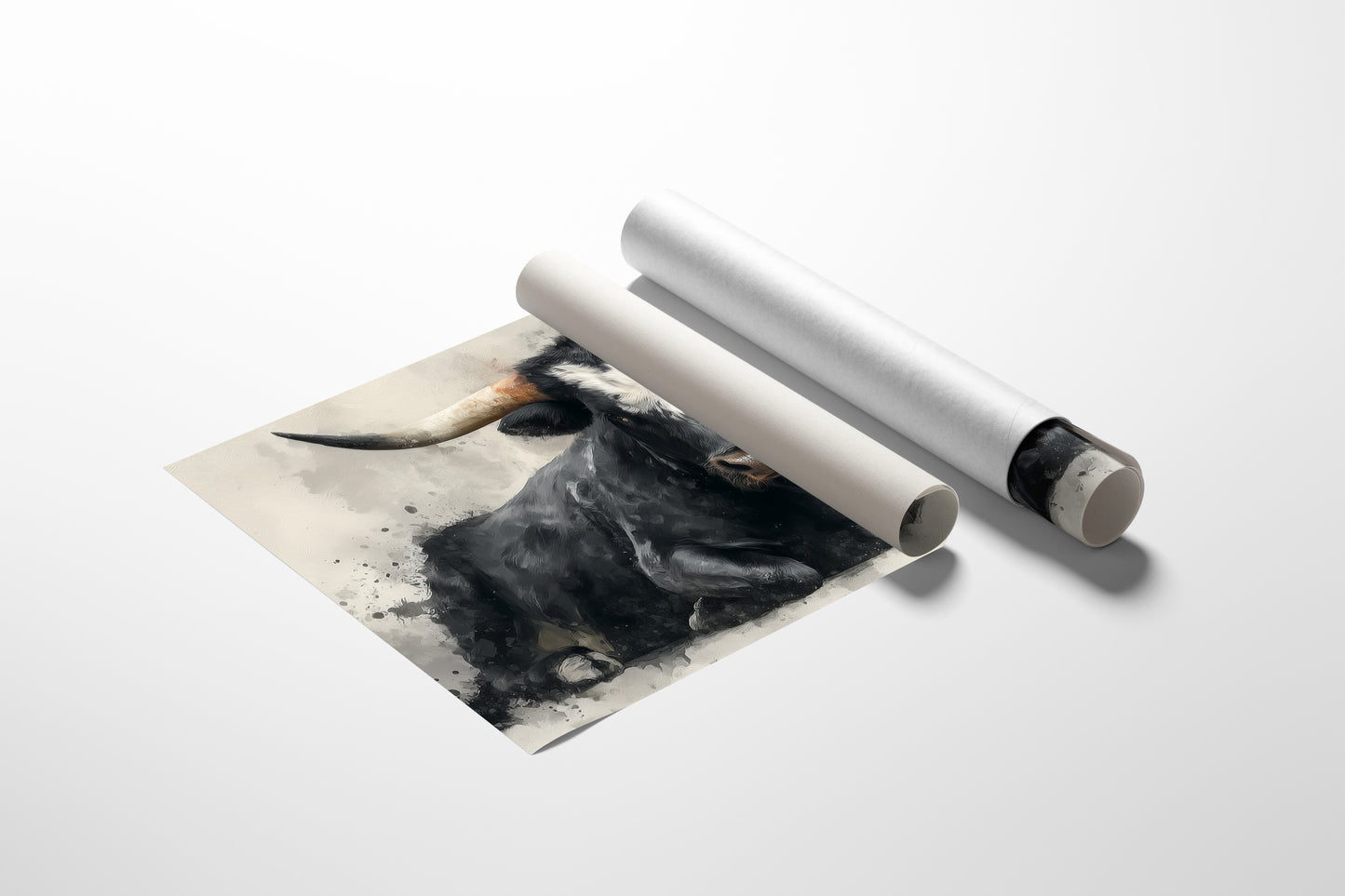 Black Bulls Rest Under Texas Stars