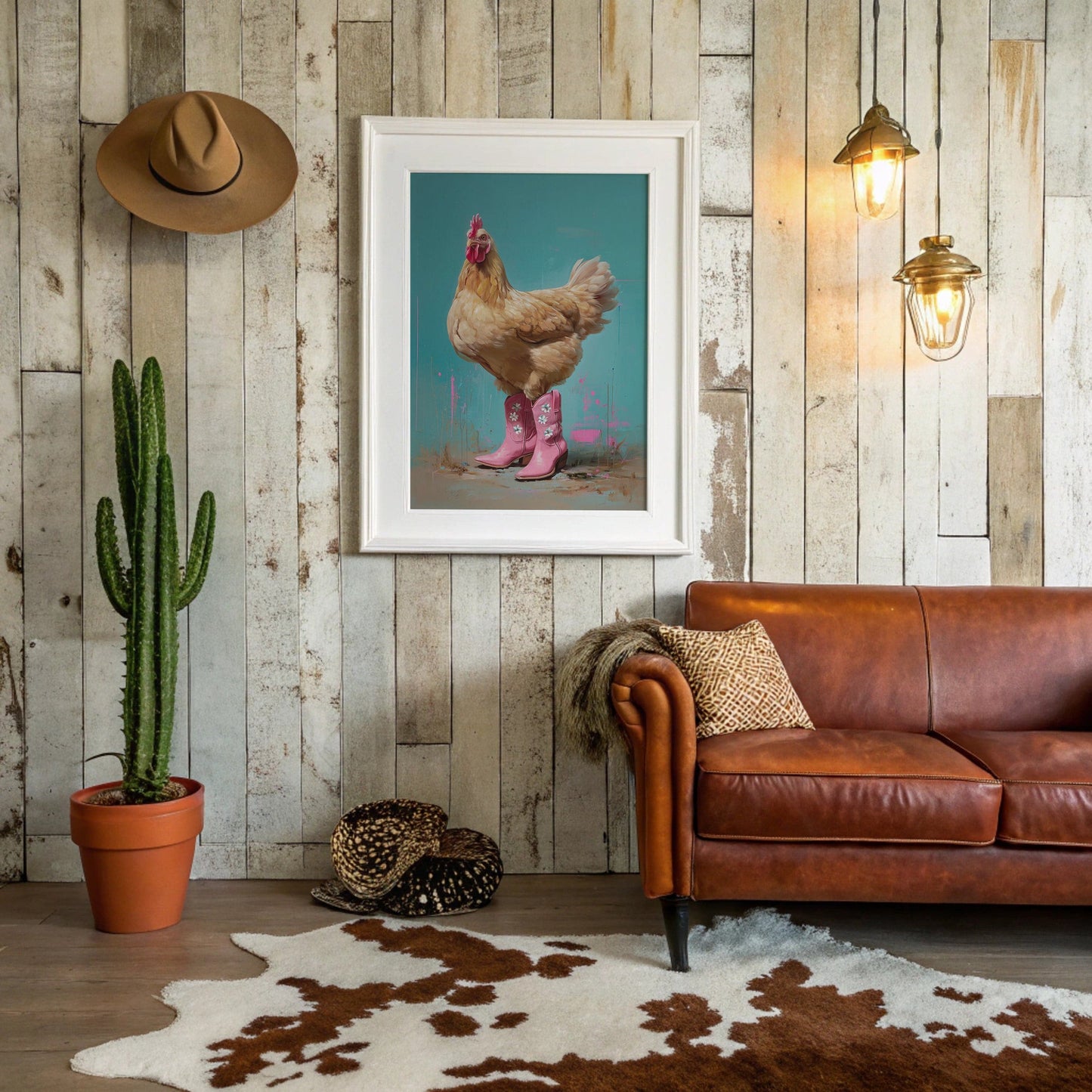 Barnyard Diva Borrows Pink Boots