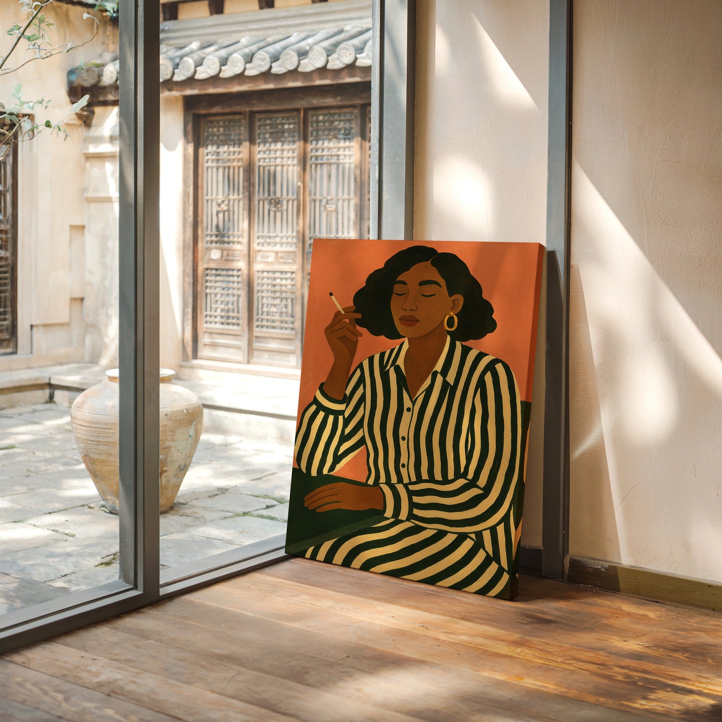 Striped Silence and Golden Hoop