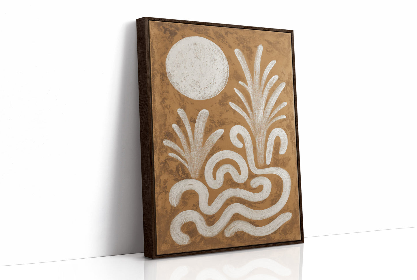 Moonlit Waves Dance In Sepia