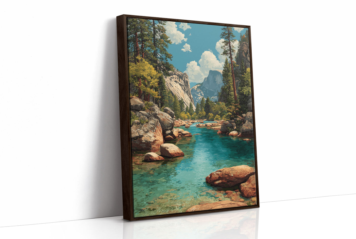 River Through Granite Giants