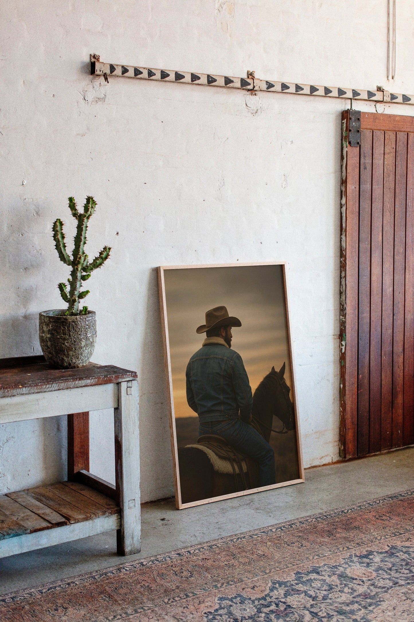 Cowboy at Dusk
