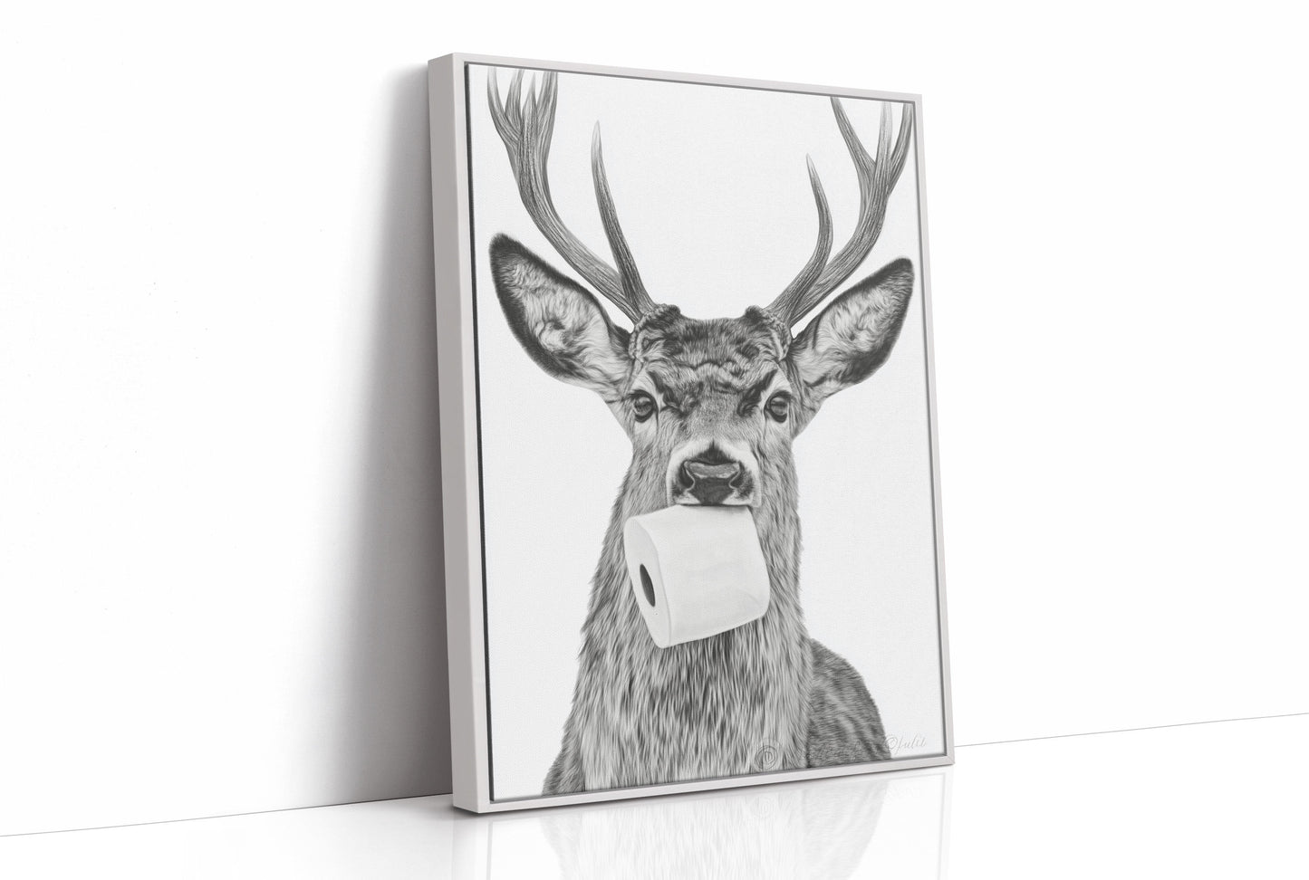 Stag's Unexpected Bathroom Break