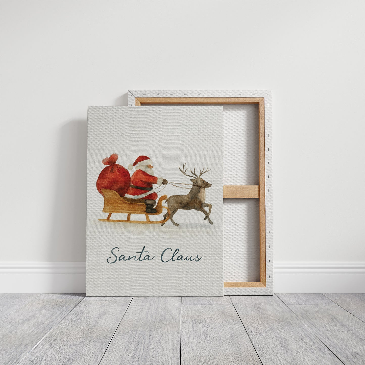 Watercolor Journey On Christmas Eve
