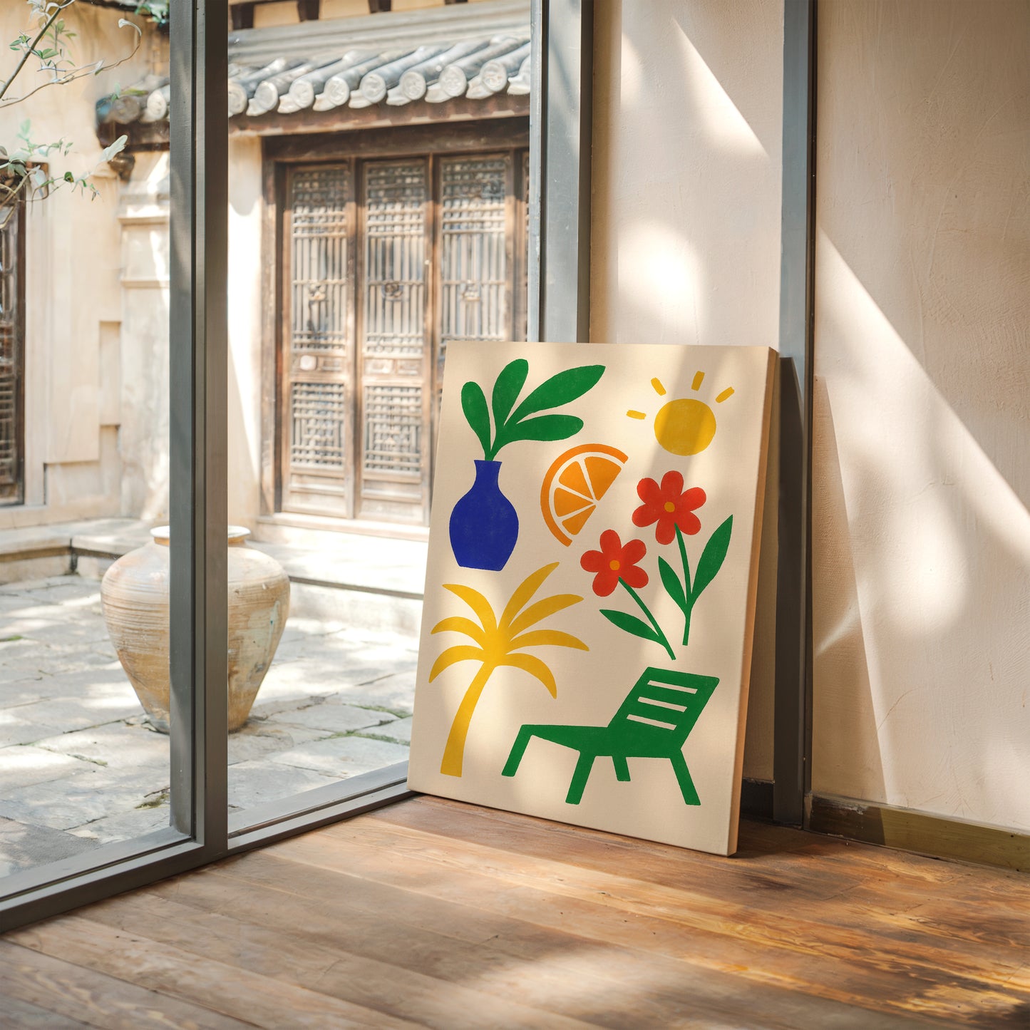 Sun Chair and Citrus Dreams