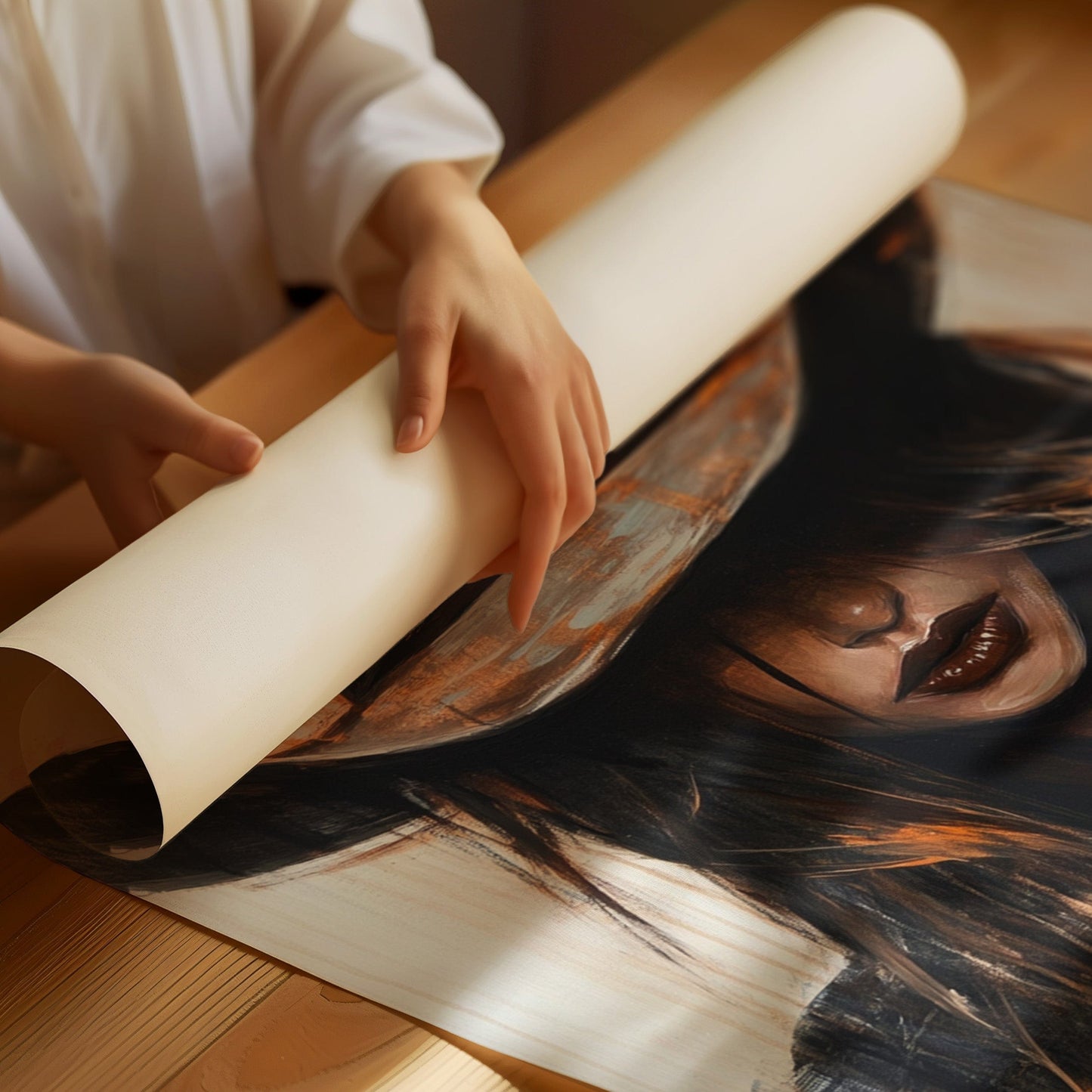 Cowgirl in Crimson – Modern Western Grit