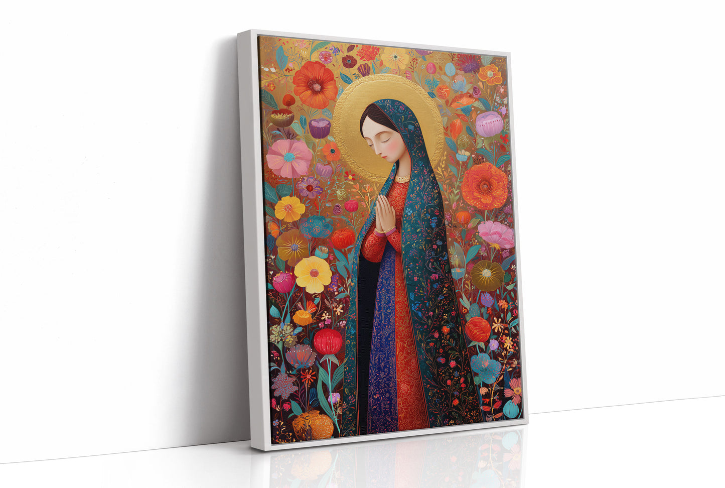 Blooming Devotion Crowned in Gold