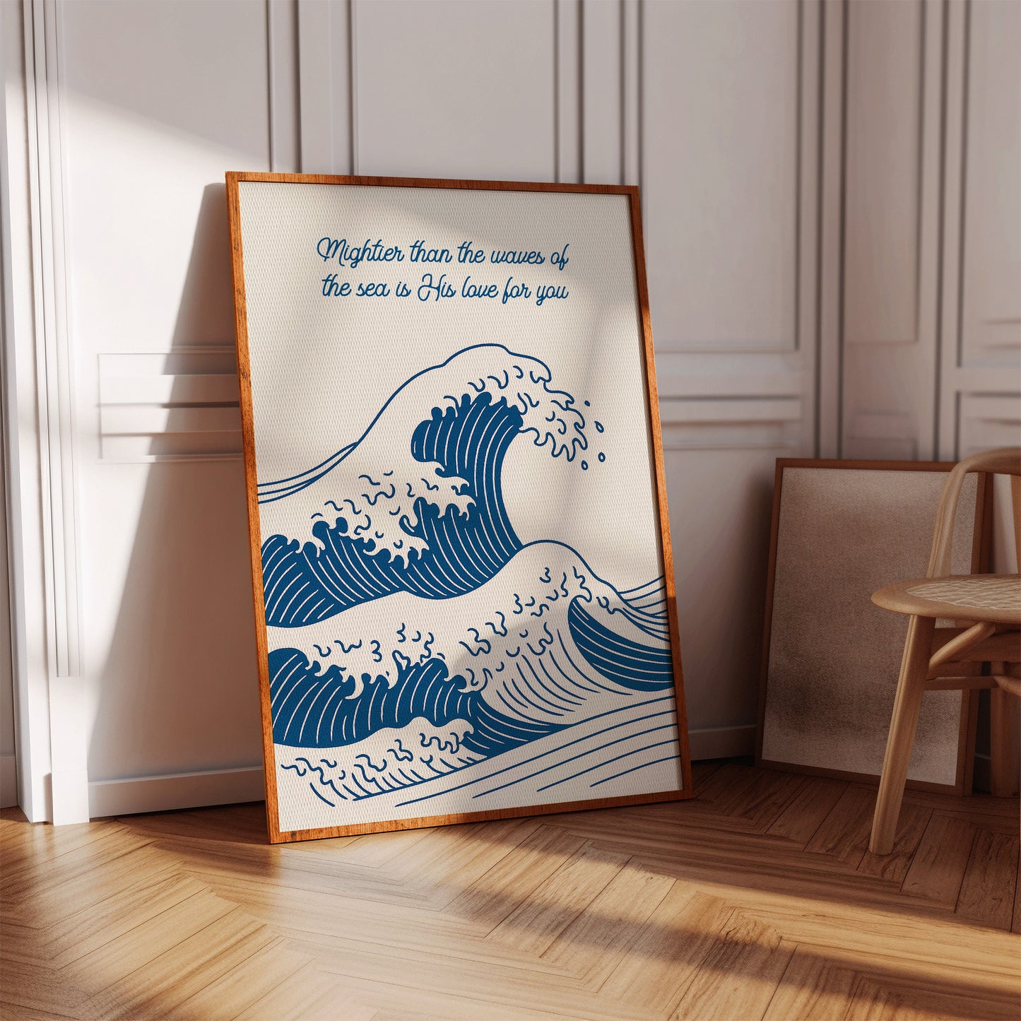 Mightier Than the Waves Ocean Print
