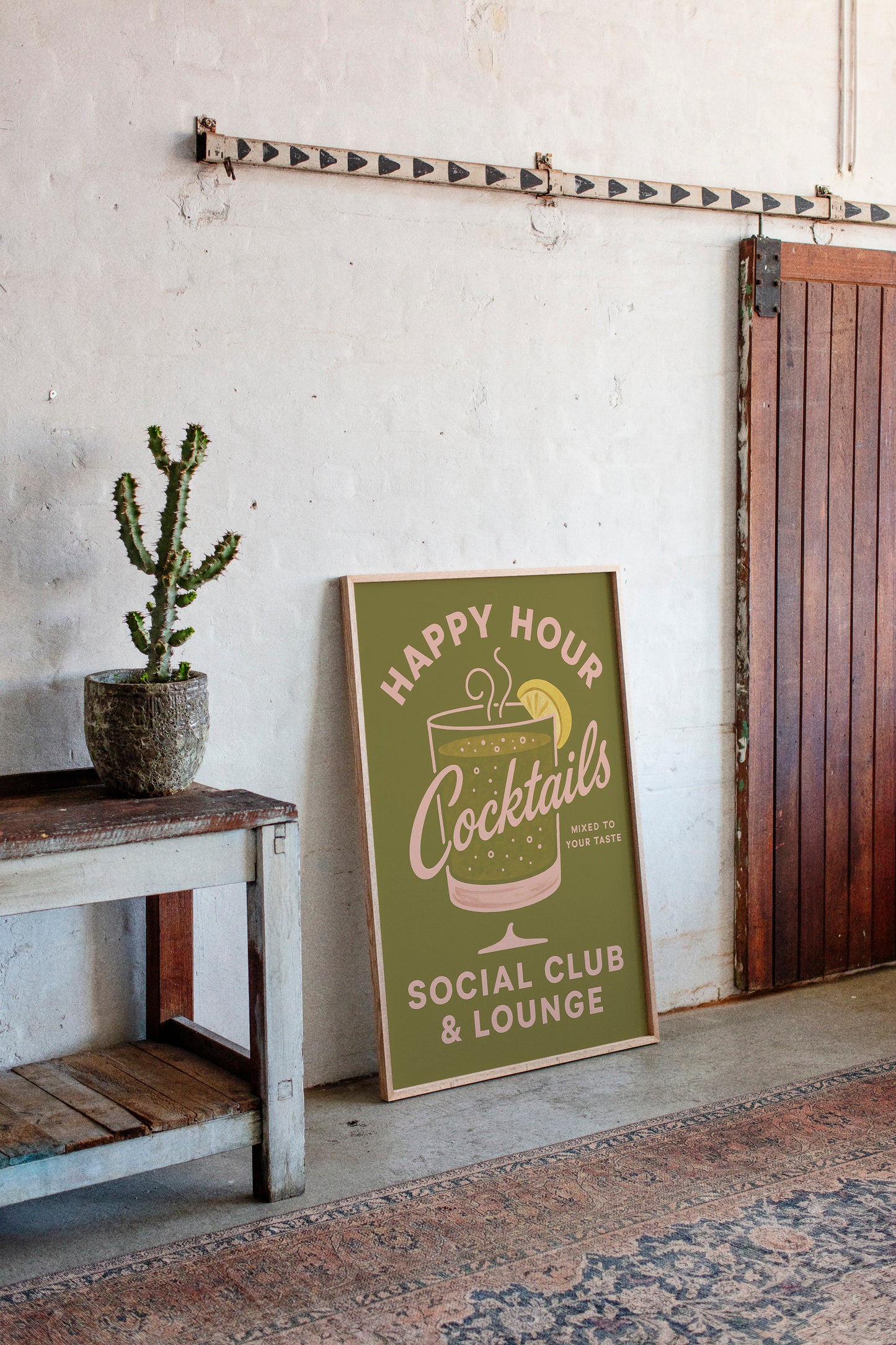 Happy Hour Cocktails Lounge Print