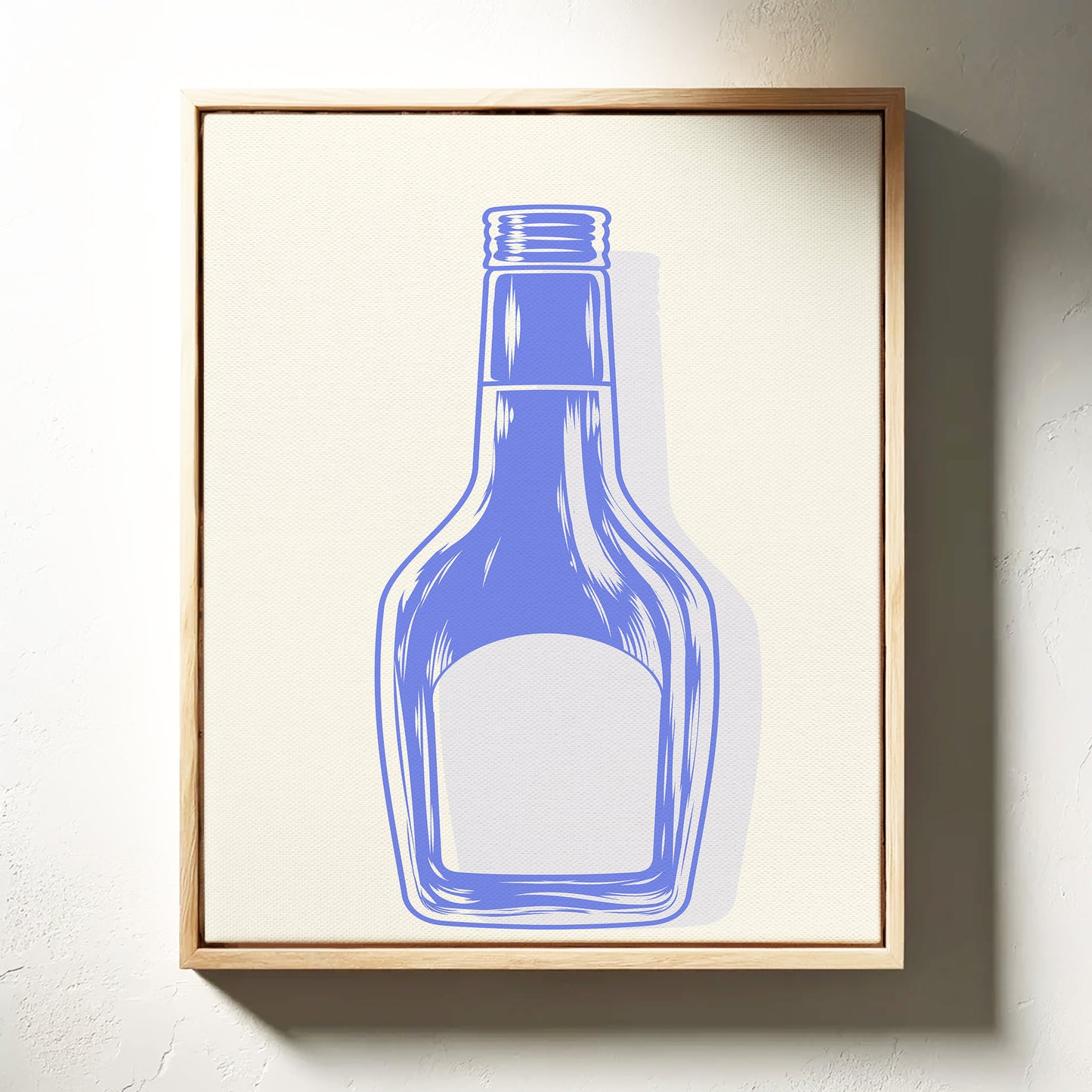 Periwinkle Glass Holds Empty Stories