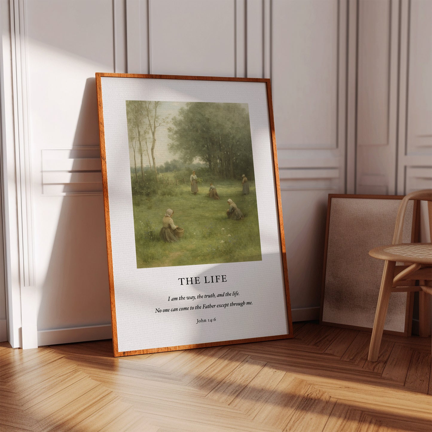 The Life John 14 Pastoral Scripture Print