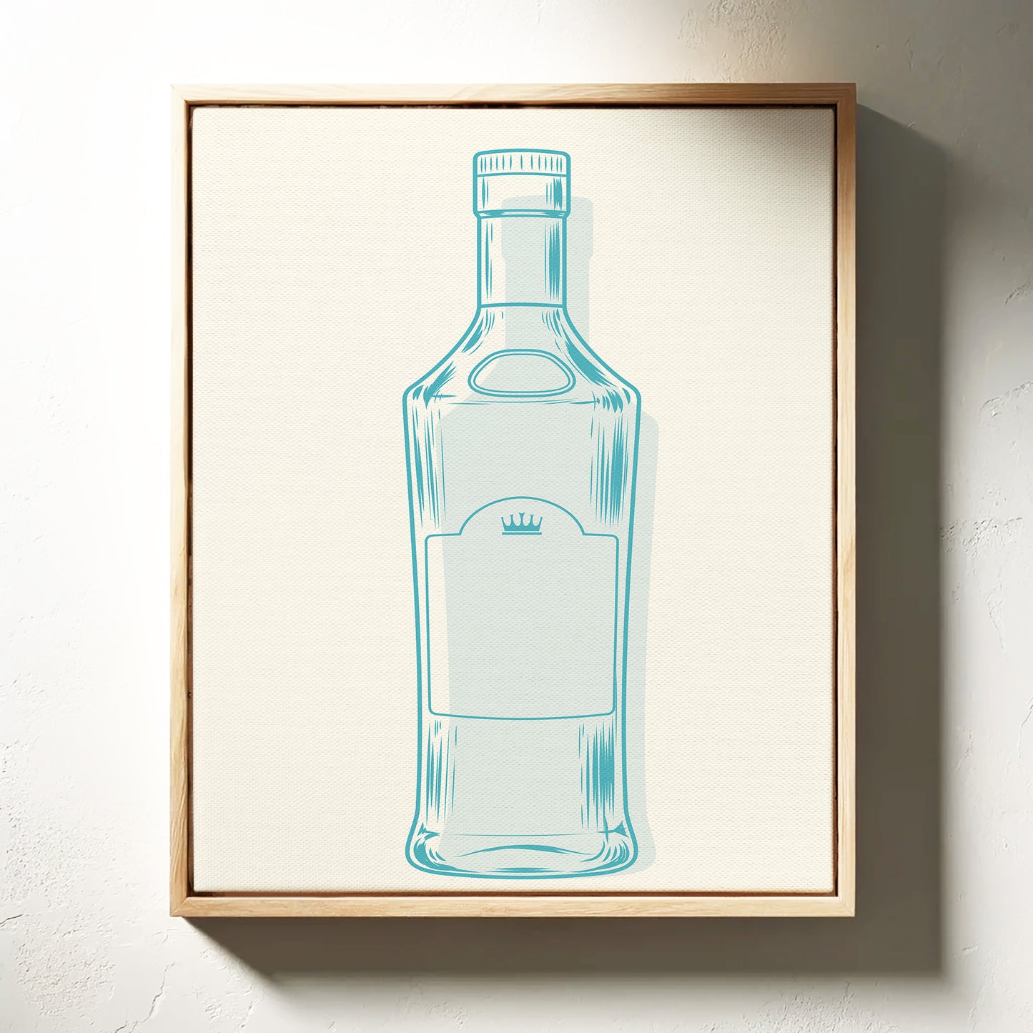 Azure Glass Catches Morning Light