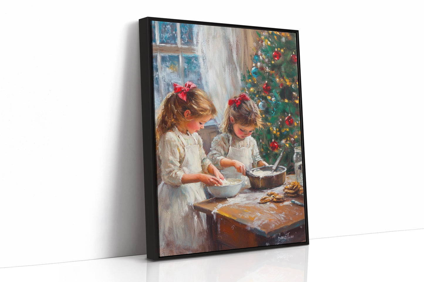 Baking Memories Beneath Twinkling Lights