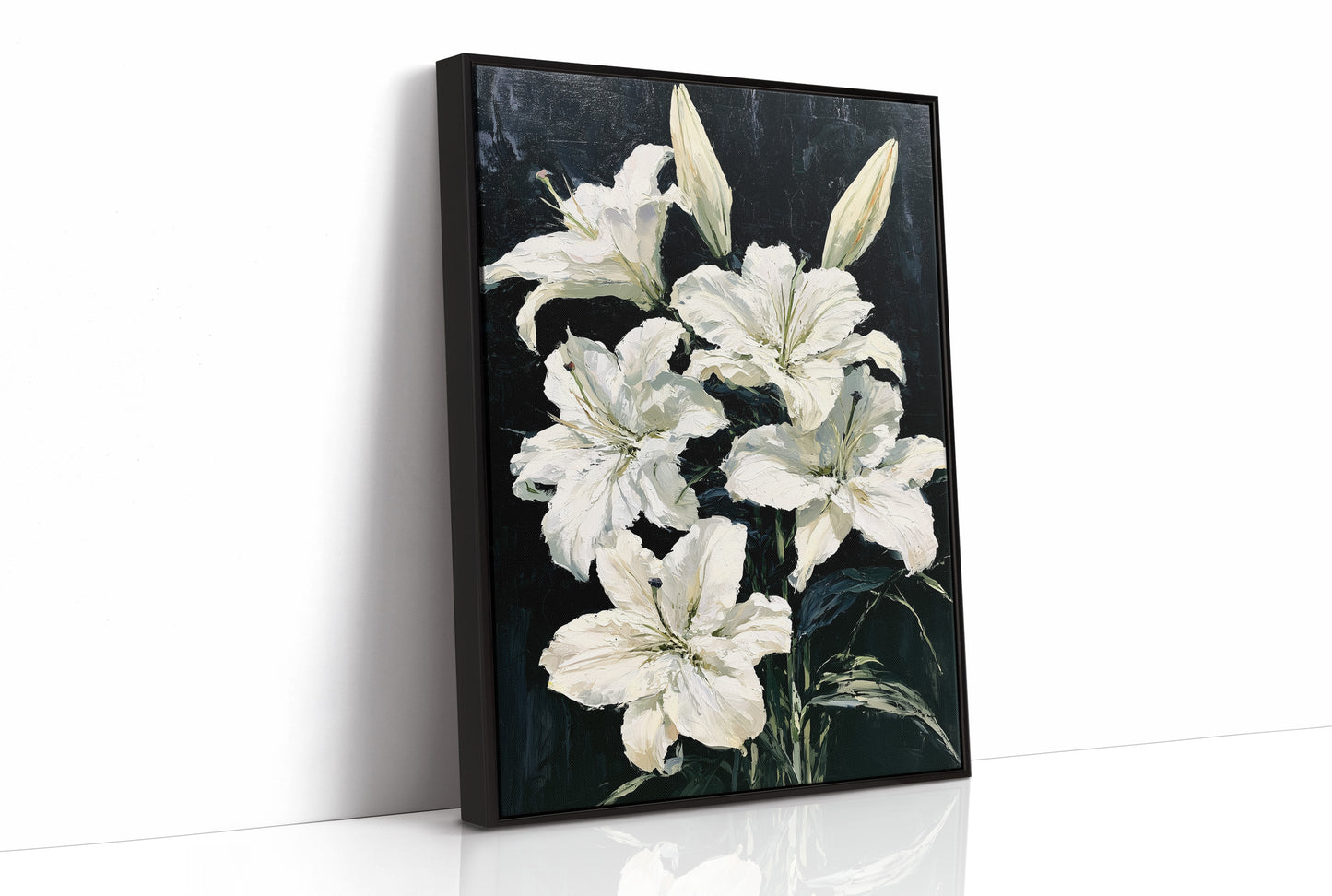 Lilies Against the Dark