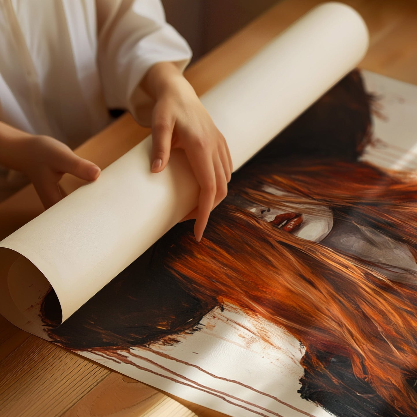 The Firebrand – Western Cowgirl Canvas Art